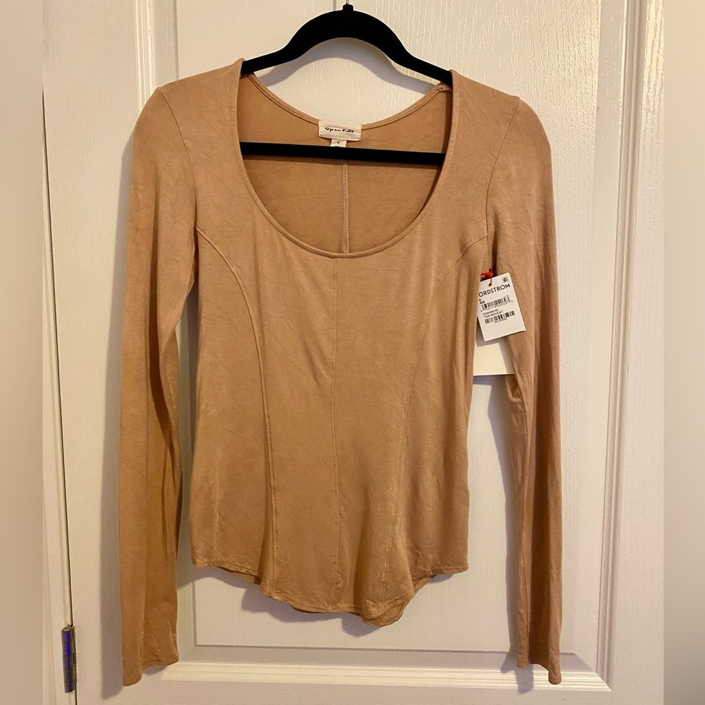 Open Edit Beige Top